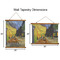 Cafe Terrace at Night (Van Gogh 1888) Wall Hanging Tapestries - Parent/Sizing