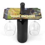 Cafe Terrace at Night (Van Gogh 1888) Wine Bottle & Glass Holder