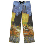 Cafe Terrace at Night (Van Gogh 1888) Womens Pajama Pants - 2XL