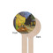 Cafe Terrace at Night (Van Gogh 1888) Wooden 6" Stir Stick - Round - Single Sided - Front & Back