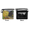 Cafe Terrace at Night (Van Gogh 1888) Wristlet ID Cases - Front & Back