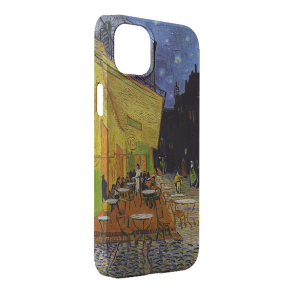 Custom Cafe Terrace at Night (Van Gogh 1888) iPhone Case - Plastic - iPhone 14 Plus