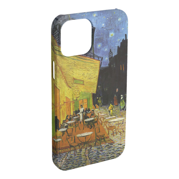 Custom Cafe Terrace at Night (Van Gogh 1888) iPhone Case - Plastic - iPhone 15 Plus