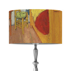 The Bedroom in Arles (Van Gogh 1888) 12" Drum Lamp Shade - Fabric