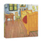 The Bedroom in Arles (Van Gogh 1888) 12x12 - Canvas Print - Angled View