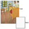 The Bedroom in Arles (Van Gogh 1888) 16x20 - Matte Poster - Front & Back