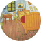 The Bedroom in Arles (Van Gogh 1888) 2" Multipurpose Round Labels - Single Sticker