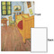 The Bedroom in Arles (Van Gogh 1888) 24x36 - Matte Poster - Front & Back