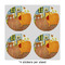 The Bedroom in Arles (Van Gogh 1888) 4" Multipurpose Round Labels - Sheet