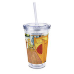 The Bedroom in Arles (Van Gogh 1888) 16oz Double Wall Acrylic Tumbler with Lid & Straw - Full Print