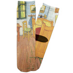 The Bedroom in Arles (Van Gogh 1888) Adult Crew Socks