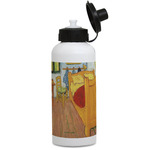 The Bedroom in Arles (Van Gogh 1888) Water Bottles - Aluminum - 20 oz - White