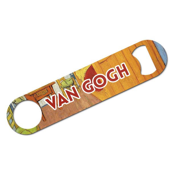 Custom The Bedroom in Arles (Van Gogh 1888) Bar Bottle Opener - White