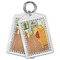 The Bedroom in Arles (Van Gogh 1888) Bling Keychain - MAIN