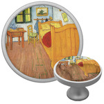 The Bedroom in Arles (Van Gogh 1888) Cabinet Knob (Silver)