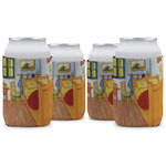 The Bedroom in Arles (Van Gogh 1888) Can Cooler (12 oz) - Set of 4