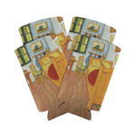 The Bedroom in Arles (Van Gogh 1888) Can Cooler (tall 12 oz) - Set of 4