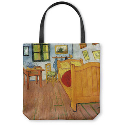 The Bedroom in Arles (Van Gogh 1888) Canvas Tote Bag - Small - 13"x13"