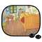 The Bedroom in Arles (Van Gogh 1888) Car Sun Shade- Black