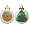 The Bedroom in Arles (Van Gogh 1888) Ceramic Christmas Ornament - X-Mas Tree (APPROVAL)