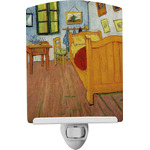 The Bedroom in Arles (Van Gogh 1888) Ceramic Night Light