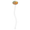 The Bedroom in Arles (Van Gogh 1888) Clear Plastic 7" Stir Stick - Oval - Single Stick