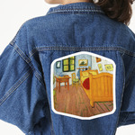 The Bedroom in Arles (Van Gogh 1888) Twill Iron On Patch - Custom Shape - 3XL