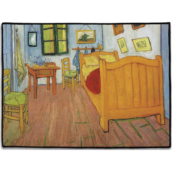 Custom The Bedroom in Arles (Van Gogh 1888) Door Mat