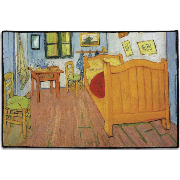 Custom The Bedroom in Arles (Van Gogh 1888) Door Mat - 36"x24"