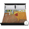 The Bedroom in Arles (Van Gogh 1888) Duvet Cover - King - On Bed