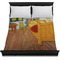 The Bedroom in Arles (Van Gogh 1888) Duvet Cover - Queen - On Bed - No Prop