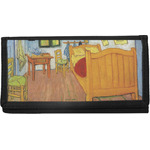 The Bedroom in Arles (Van Gogh 1888) Canvas Checkbook Cover