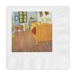 The Bedroom in Arles (Van Gogh 1888) Embossed Decorative Napkins