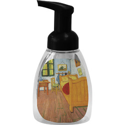 The Bedroom in Arles (Van Gogh 1888) Foam Soap Bottle - Black