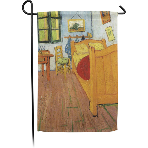 Custom The Bedroom in Arles (Van Gogh 1888) Small Garden Flag - Double Sided