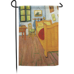 The Bedroom in Arles (Van Gogh 1888) Small Garden Flag - Single Sided