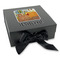 The Bedroom in Arles (Van Gogh 1888) Gift Boxes with Magnetic Lid - Black - Front (angle)