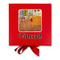 The Bedroom in Arles (Van Gogh 1888) Gift Boxes with Magnetic Lid - Red - Approval