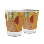 The Bedroom in Arles (Van Gogh 1888) Glass Shot Glass - 1.5 oz