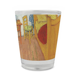 The Bedroom in Arles (Van Gogh 1888) Glass Shot Glass - 1.5 oz - Single