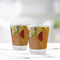 The Bedroom in Arles (Van Gogh 1888) Glass Shot Glass - Standard - Lifestyle