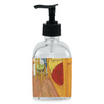 The Bedroom in Arles (Van Gogh 1888) Glass Soap & Lotion Bottle - Single Bottle