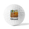 The Bedroom in Arles (Van Gogh 1888) Golf Balls - Generic - Set of 3 - FRONT