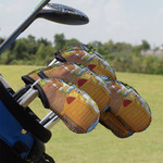 The Bedroom in Arles (Van Gogh 1888) Golf Club Iron Cover - Set of 9