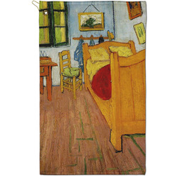 The Bedroom in Arles (Van Gogh 1888) Golf Towel - Poly-Cotton Blend - Small