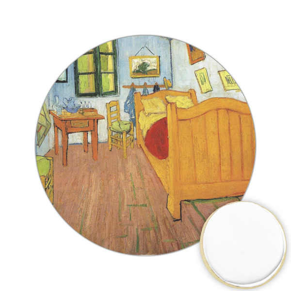 Custom The Bedroom in Arles (Van Gogh 1888) Printed Cookie Topper - 2.15"