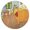 The Bedroom in Arles (Van Gogh 1888) Icing Circle - XSmall - Single