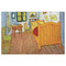 The Bedroom in Arles (Van Gogh 1888) Indoor / Outdoor Rug - 2'x3' - Front Flat