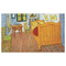 The Bedroom in Arles (Van Gogh 1888) Indoor / Outdoor Rug - 3'x5' - Front Flat