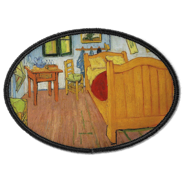 Custom The Bedroom in Arles (Van Gogh 1888) Iron On Oval Patch